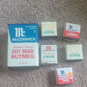 McCormick Spice Tin Collection